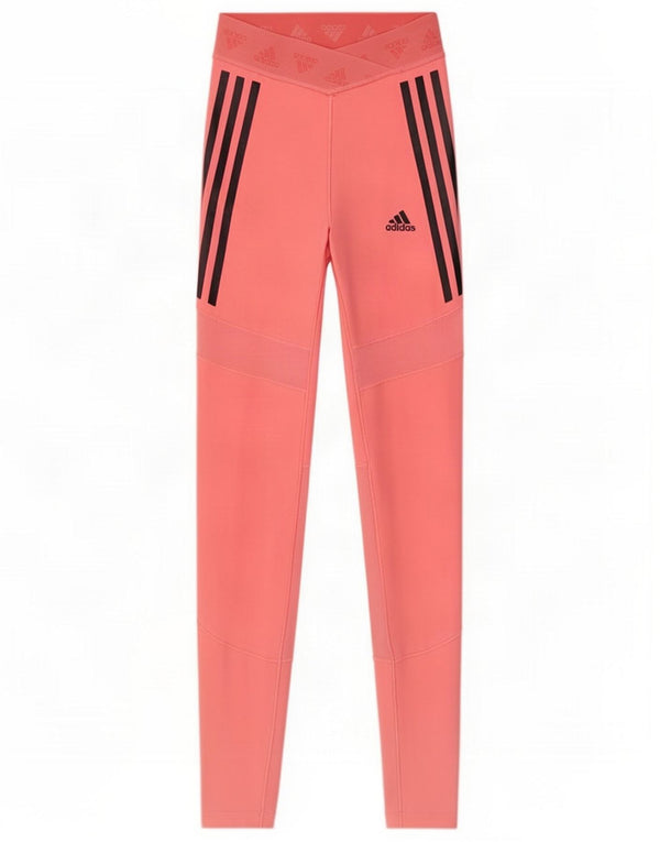 Adidas Aeroready Graphic Leggings da donna UK 4/6 XS Poliestere rosa