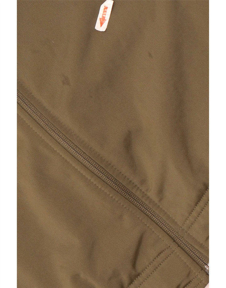 Giacca da tuta da uomo Puma XL Poliestere color block kaki