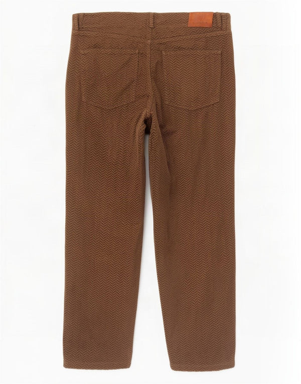 Pantaloni da donna in velluto a coste Massimo Dutti EU 42 Large W32 L28 Beige