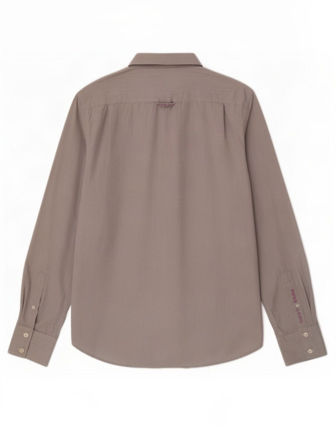 Camicia da uomo Superdry XL in cotone gessato grigio