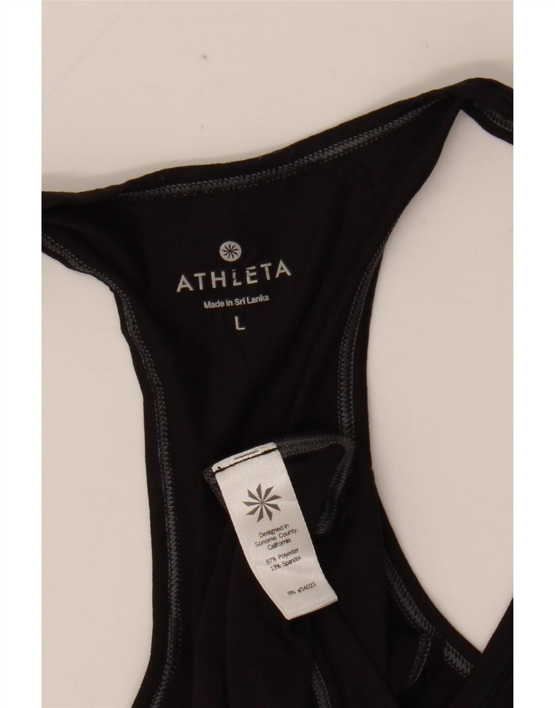Canotta da donna ATHLETA UK 14 grande poliestere nero