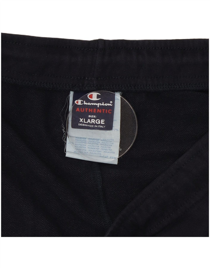 Pantaloni da tuta da uomo Champion XL in cotone blu navy