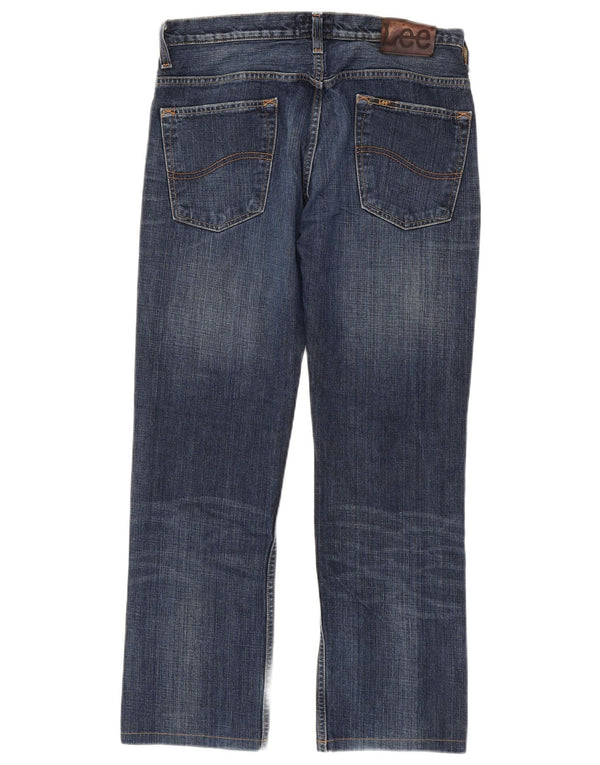 Jeans dritti da uomo LEE Knox W32 L28 in cotone blu