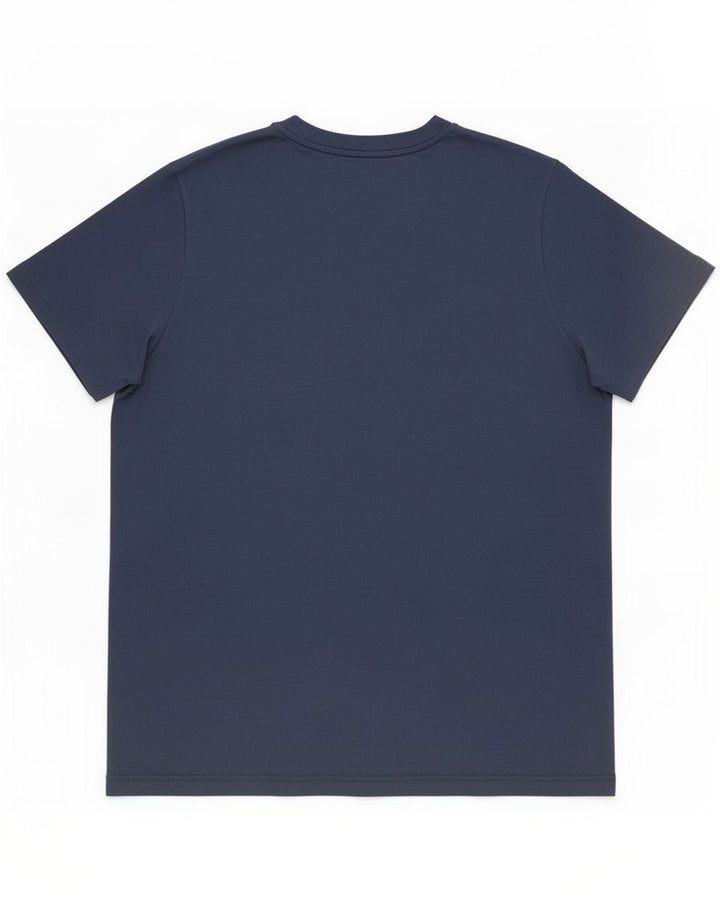 T-shirt da uomo Adidas Top Large in poliestere blu navy