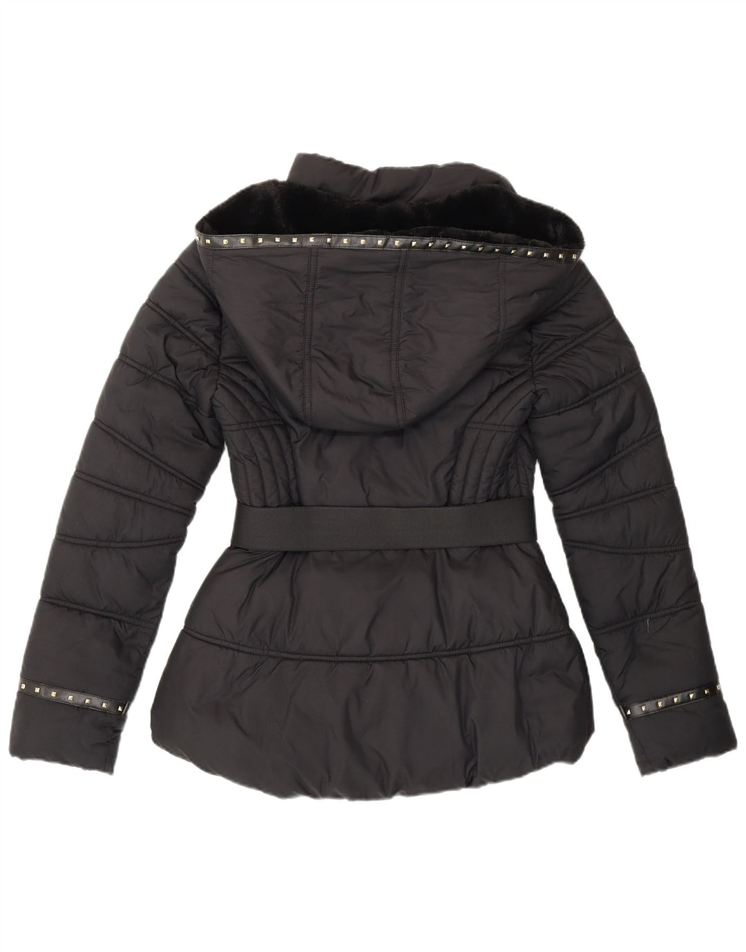 Giacca imbottita con cappuccio da donna Guess UK 10 Small Nera