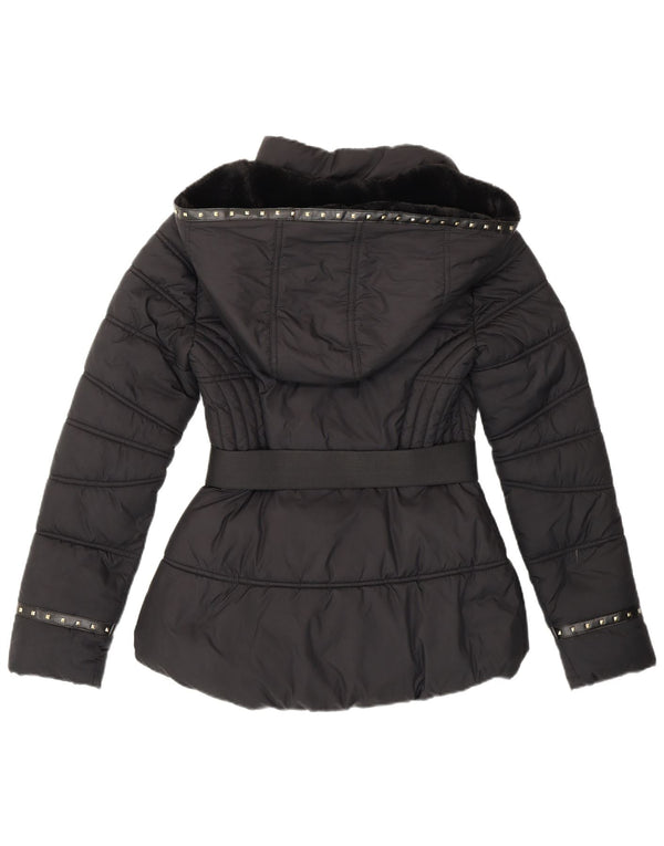 Giacca imbottita con cappuccio da donna Guess UK 10 Small Nera
