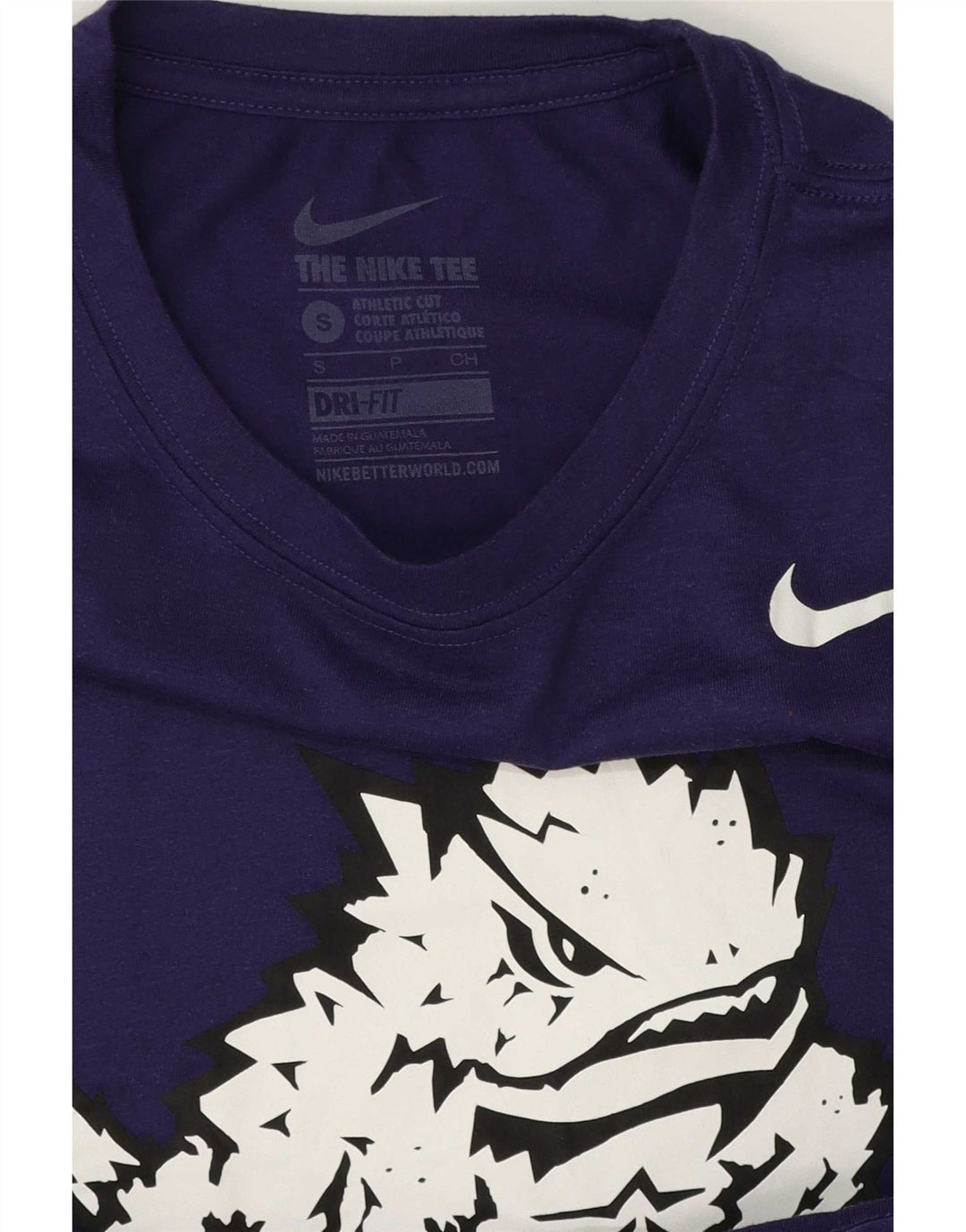 T-shirt grafica Nike Dri Fit da uomo piccola viola