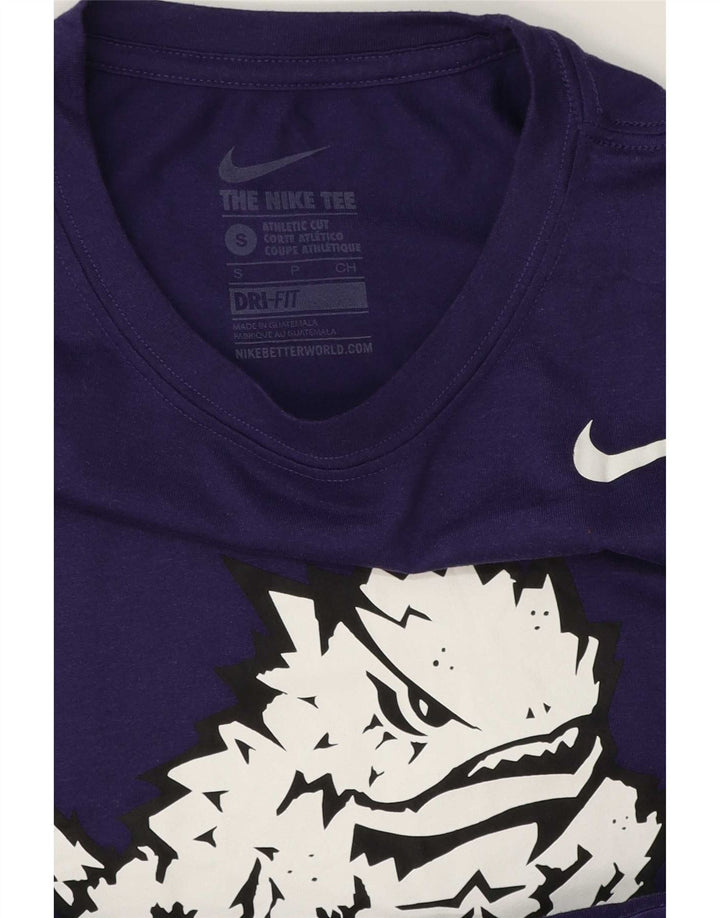 T-shirt grafica Nike Dri Fit da uomo piccola viola