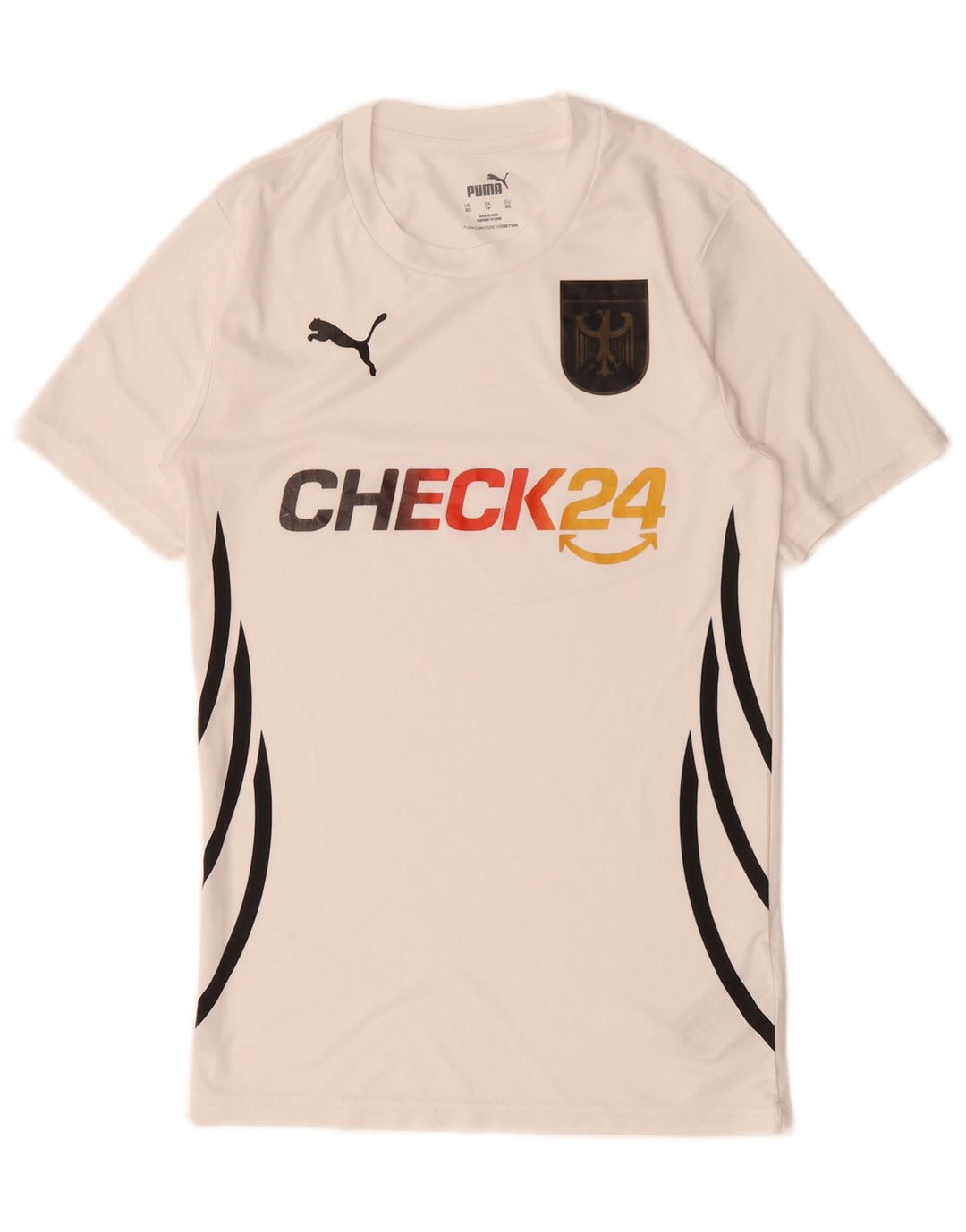 T-shirt grafica da uomo Puma XS bianca in poliestere
