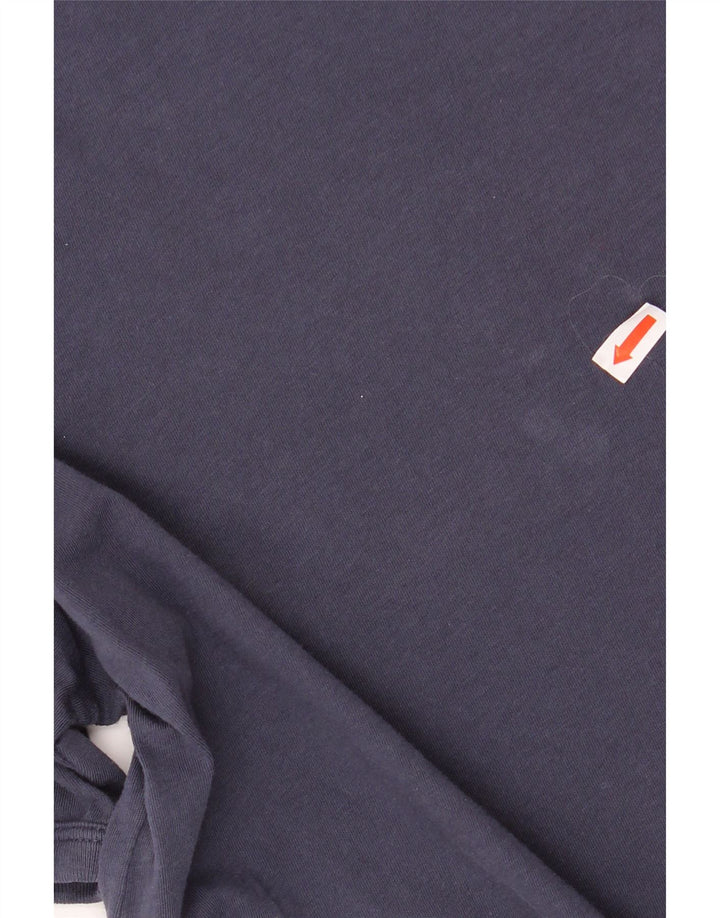 T-shirt da uomo SUN68 Top in cotone blu navy medio