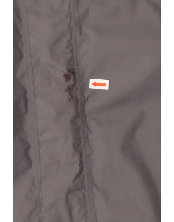 THE NORTH FACE Giacca antipioggia da uomo con cappuccio UK 38 Nylon grigio medio