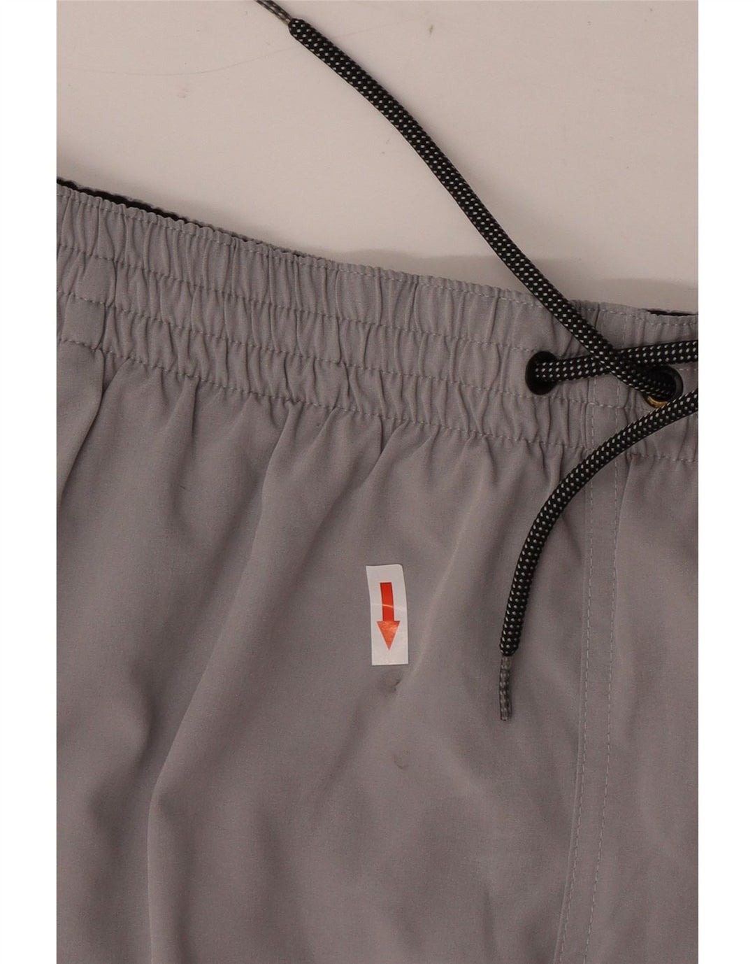 Pantaloncini sportivi grafici Nike da uomo in poliestere color block grigio medio