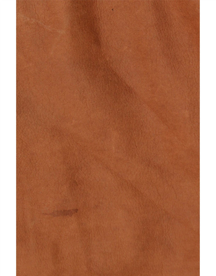 ANGELO LITRICO Gilet in Pelle Uomo 2XL Pelle Marrone