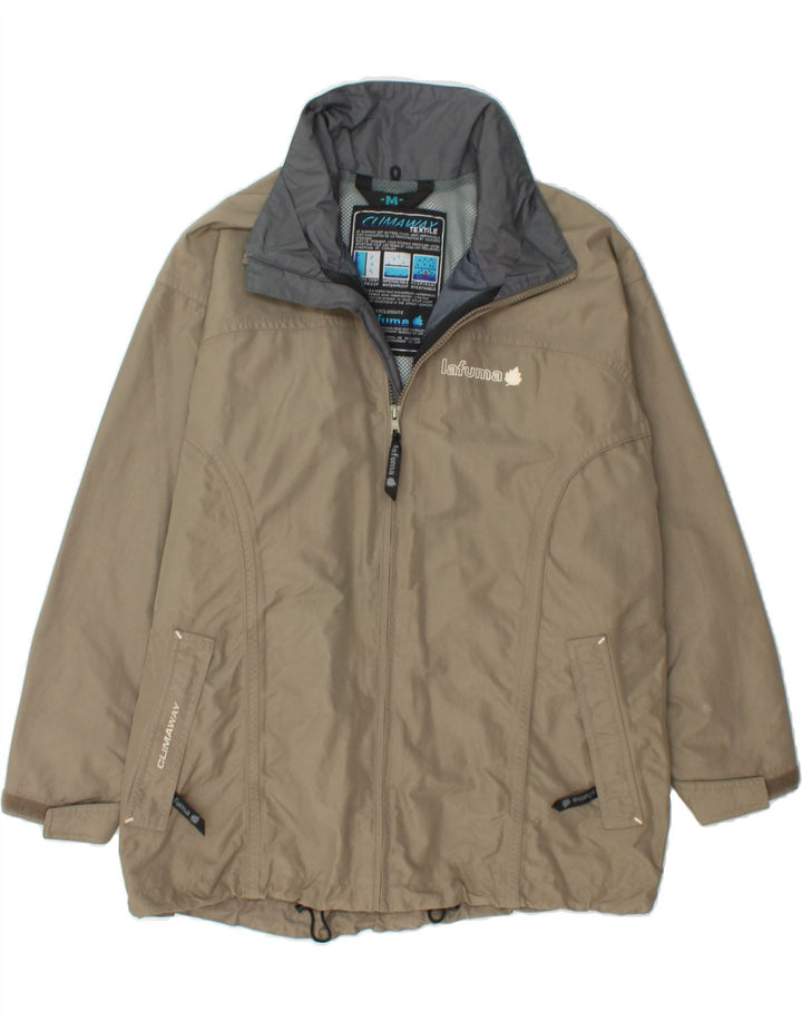 LAFUMA Mens Rain Jacket UK 38 Medium Beige Polyamide Vintage Lafuma and Second-Hand Lafuma from Messina Hembry 