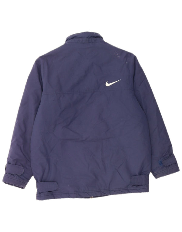 Giacca a vento Nike da ragazzo 10-11 anni media poliestere blu navy