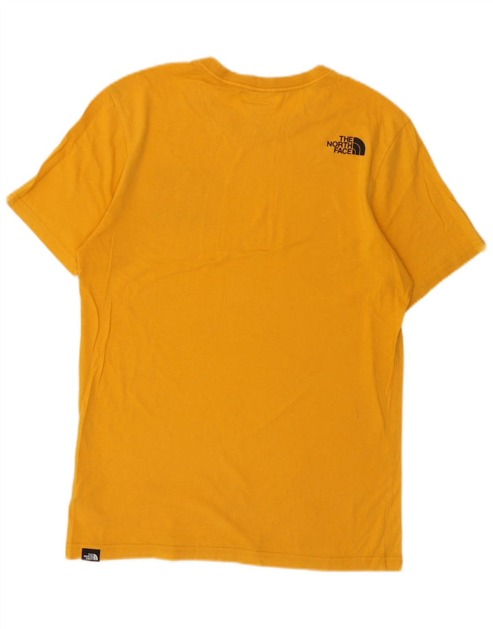 T-shirt da uomo The North Face Top Small in cotone giallo