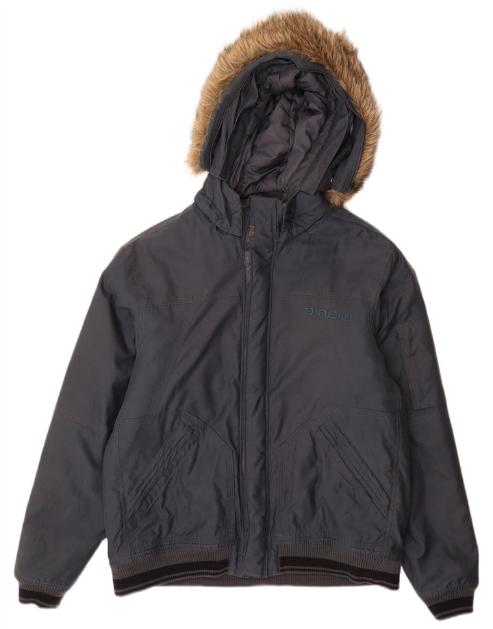 Giubbotto bomber con cappuccio da uomo O'Neill UK 40 Large in poliestere blu navy