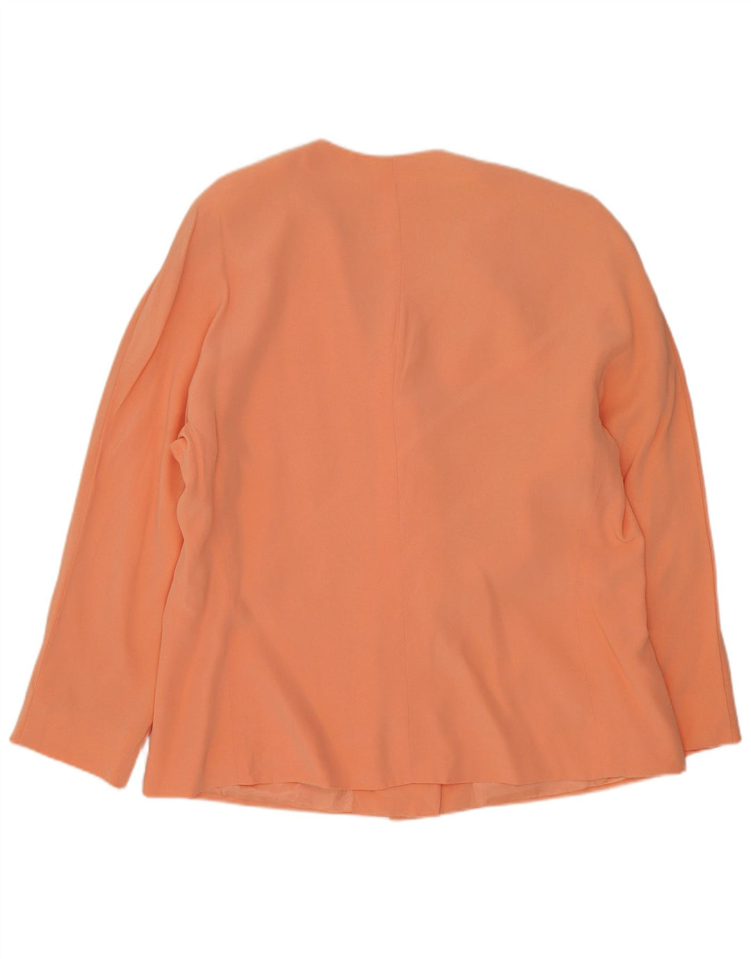 Giacca blazer vintage da donna a 1 bottone UK 16 grande arancione