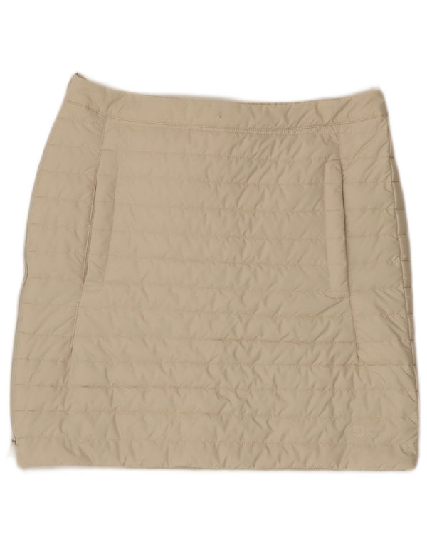 Gonna a trapezio imbottita da donna Jack Wolfskin UK 10/12 media W30 bianco sporco