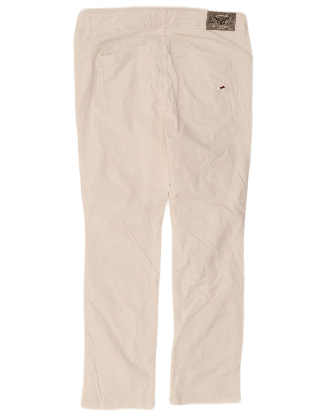Jeans slim da uomo Tommy Hilfiger W34 L34 cotone bianco