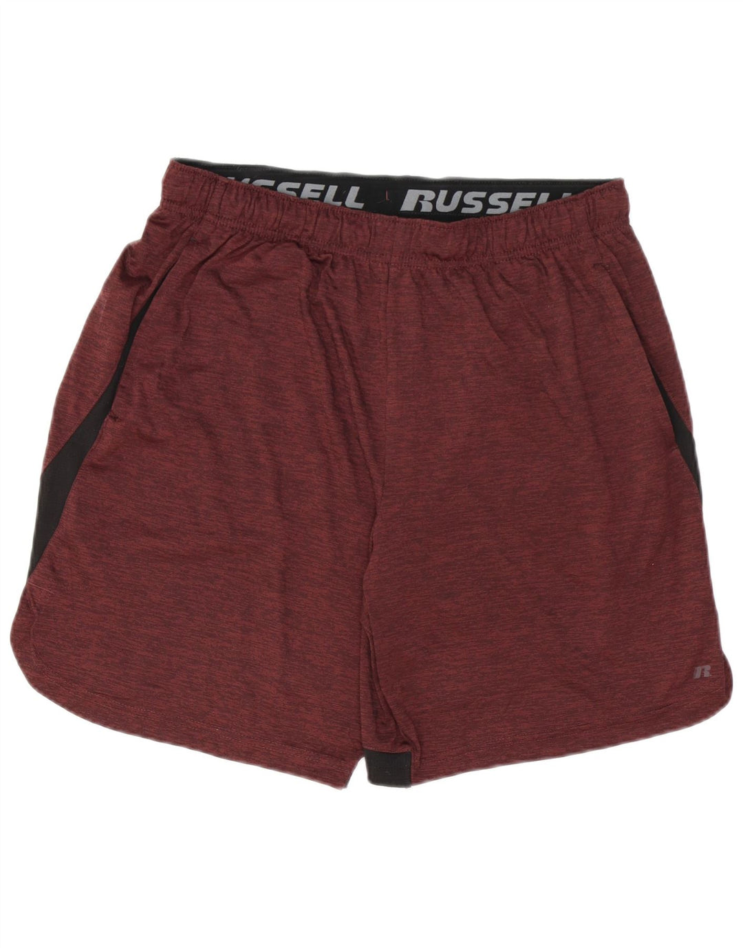 RUSSELL ATHLETIC Pantaloncini sportivi Dri-Power da uomo color block medio marrone