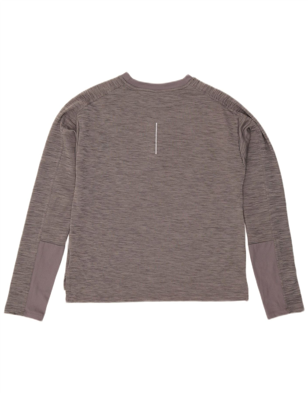 Maglia Nike Dri Fit da uomo a maniche lunghe grigio medio chiazzato