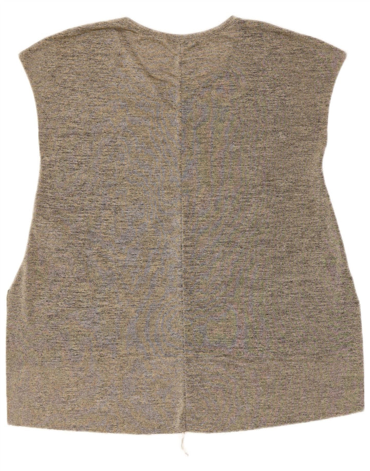 Canotta da donna Zara UK 14 Poliestere grigio medio