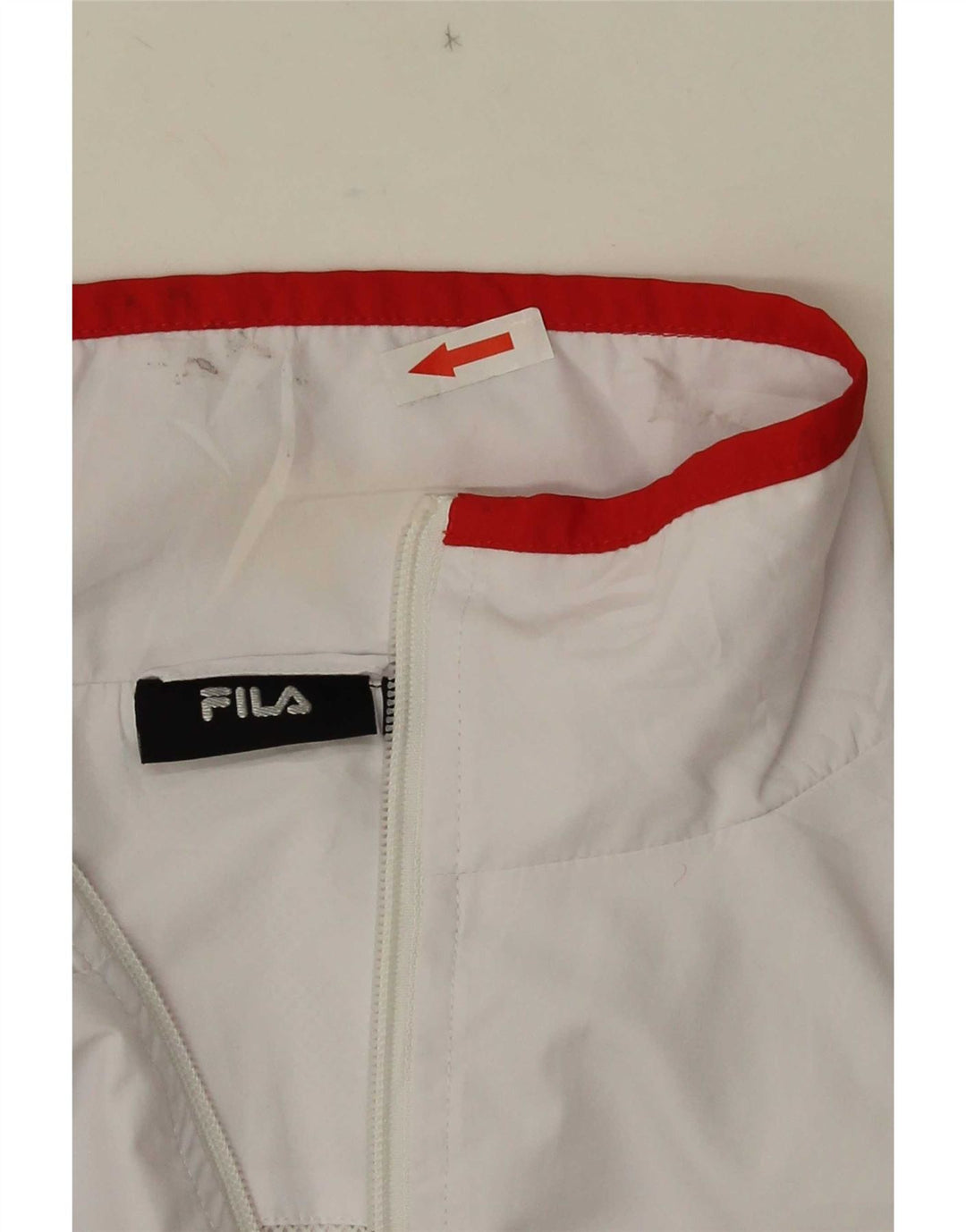 Giacca da ginnastica da donna Fila UK 16 Large Poliestere bianco