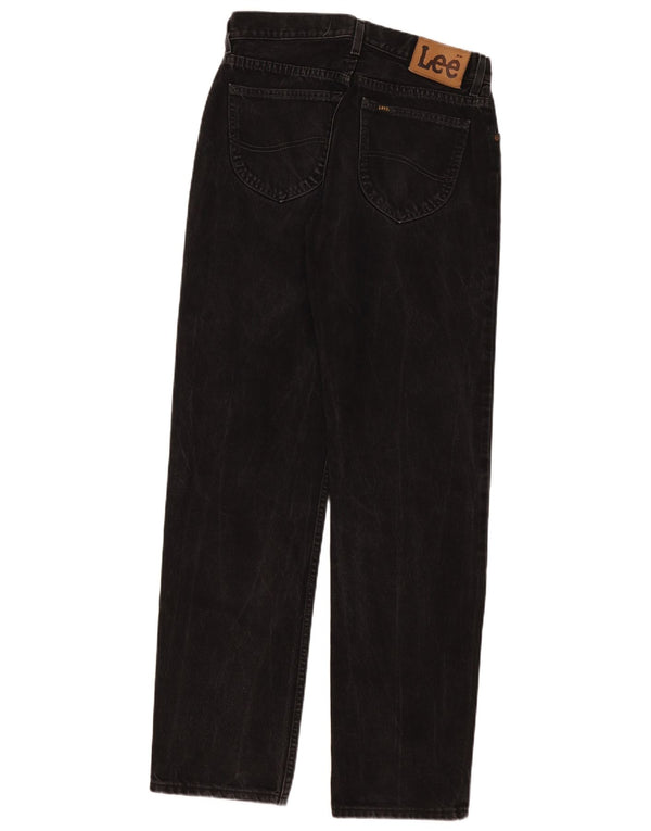 Jeans dritti Portland da donna Lee W32 L34 cotone nero