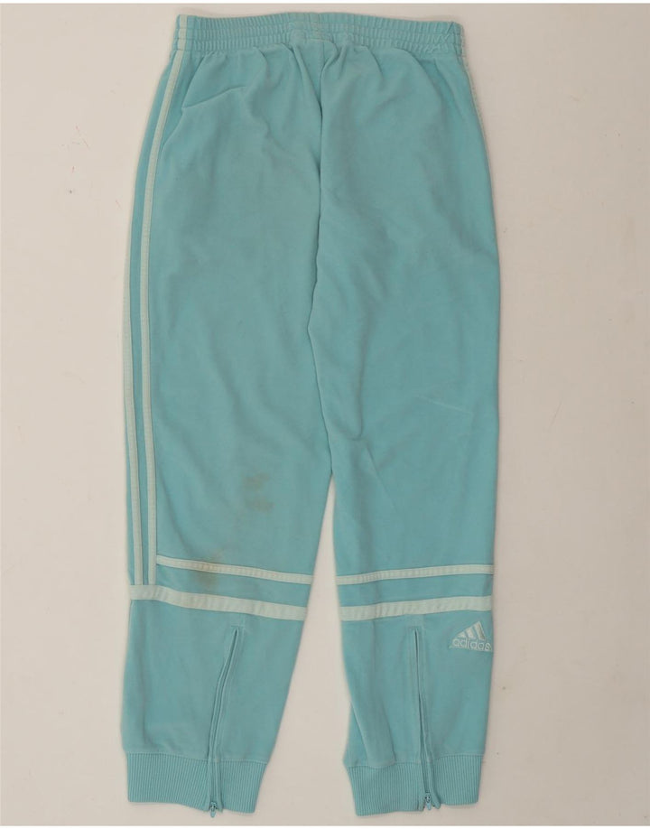 Pantaloni da tuta da donna Adidas Joggers UK 14 Medium Turchese Poliestere