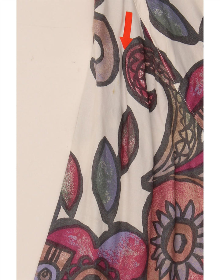 TRU Womens Oversized Shirt Blouse EU 40 Medium Multicoloured Paisley Vintage Tru and Second-Hand Tru from Messina Hembry 