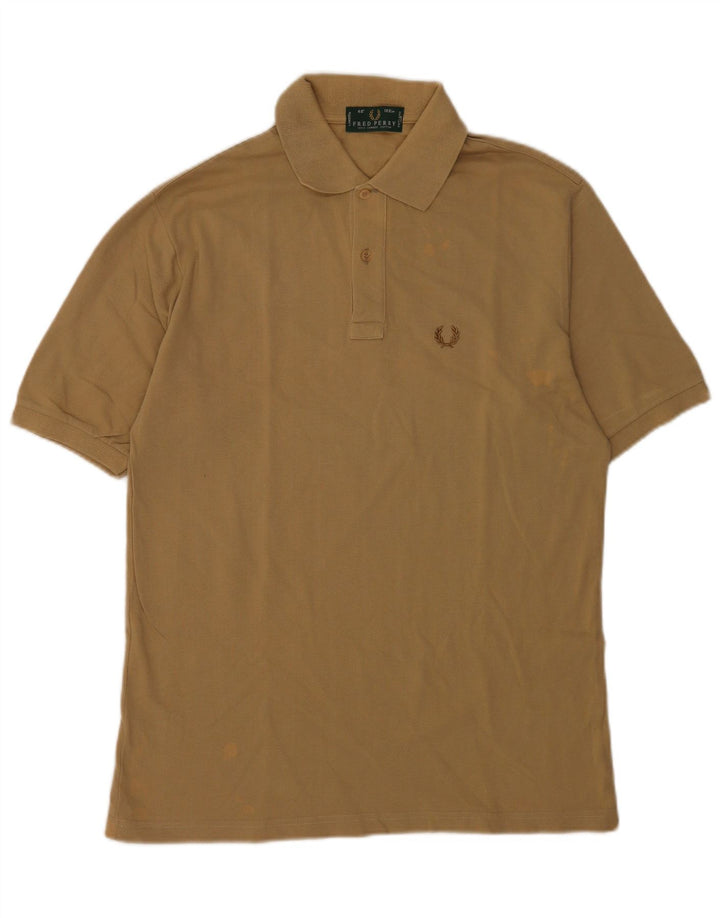 Polo da uomo Fred Perry grande in cotone kaki