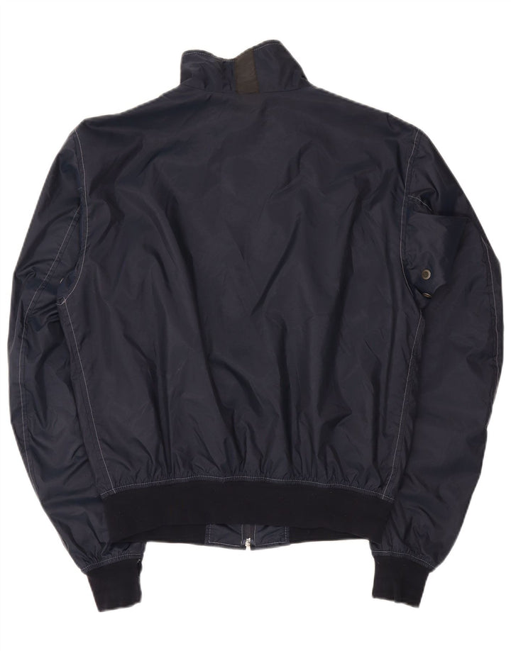 Giubbotto bomber da donna Belstaff UK 14 nylon medio blu navy