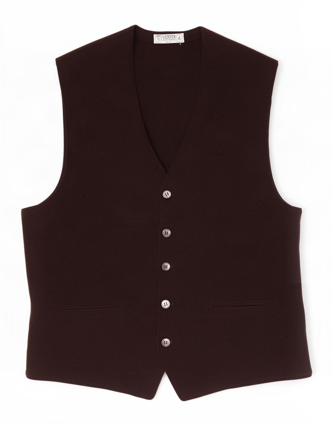 Gilet vintage da uomo piccolo marrone