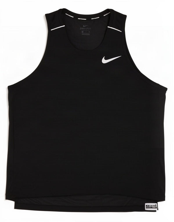 Canotta Nike Dri Fit da uomo XL XL poliestere gessato nero