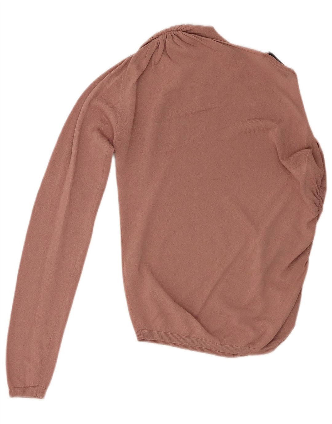 Top monospalla da donna Zara UK 12 Viscosa rosa medio