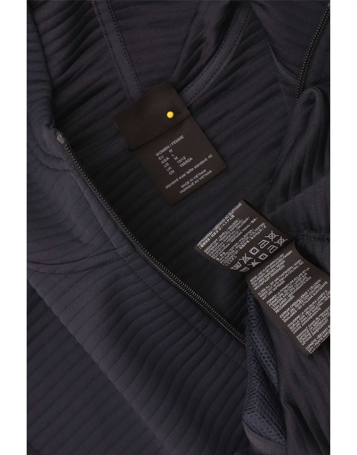 Giacca da ginnastica con cappuccio da donna Jack Wolfskin UK 10/12 Medio Blu Navy