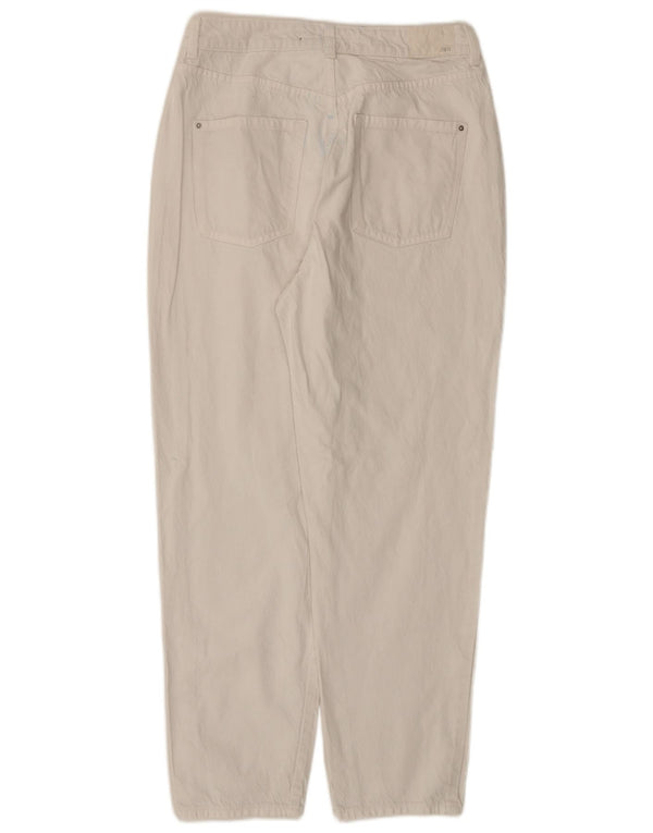 Jeans affusolati a vita alta da donna Zara EU 40 medio W30 L27 bianco