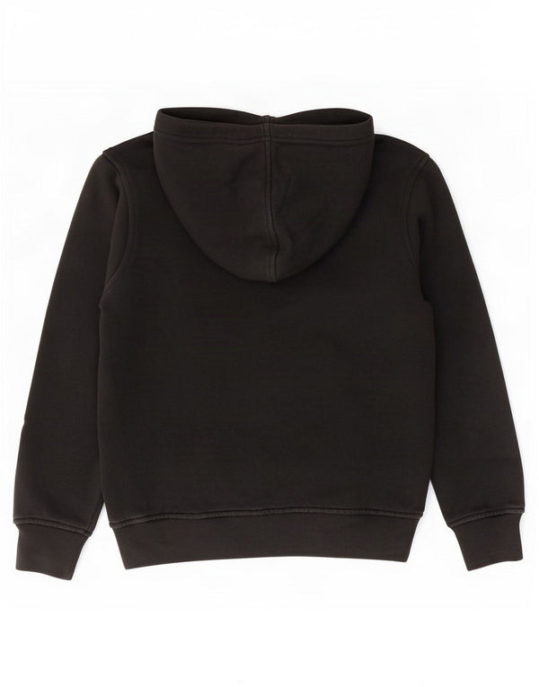 Maglione con cappuccio grafico da ragazzo Canterbury 9-10 anni in cotone nero