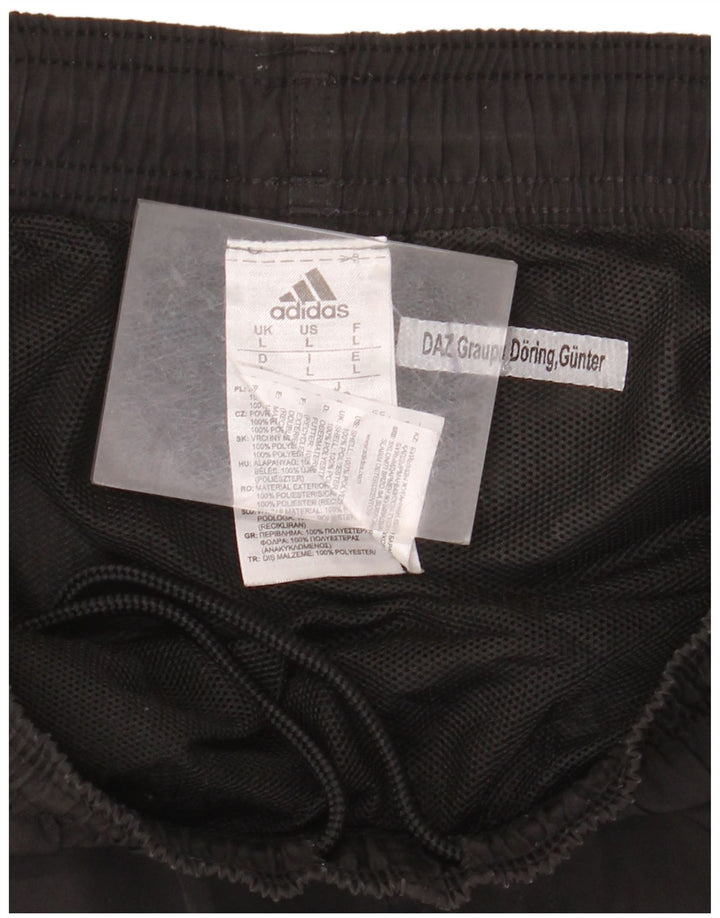Pantaloncini sportivi ADIDAS da donna UK 14 Large Nero Poliestere