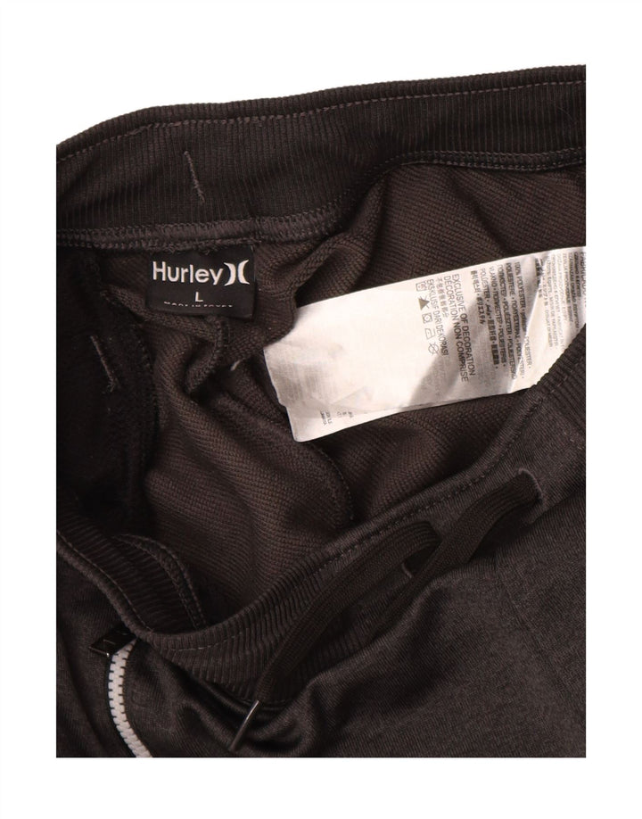 Pantaloni da tuta da ragazzo Hurley Joggers 12-13 anni Large Nero Poliestere