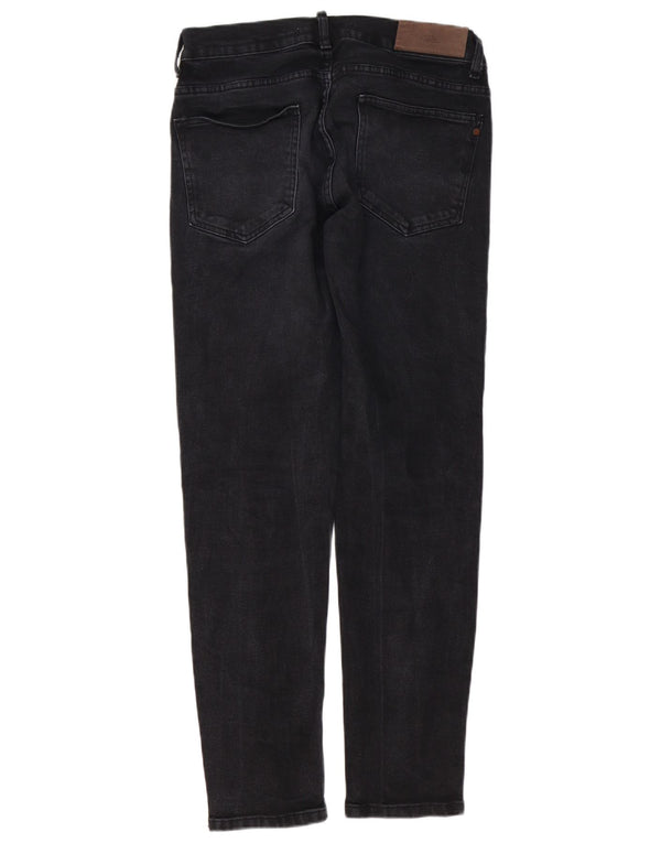 Jeans skinny da uomo Zara EU 42 Large W32 L30 Cotone grigio