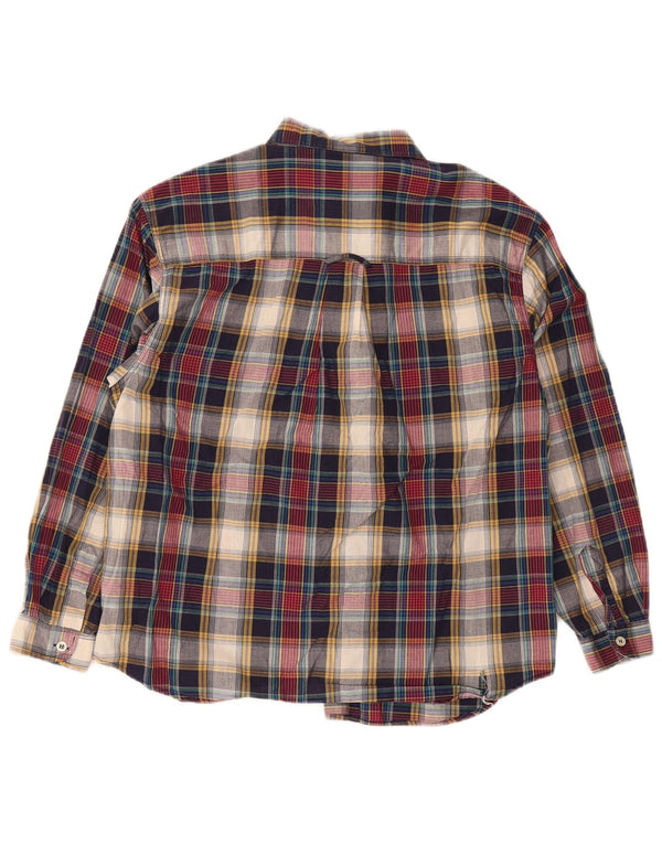 Camicia in flanella da bambino Wrangler 15-16 anni XL in cotone a quadri multicolore
