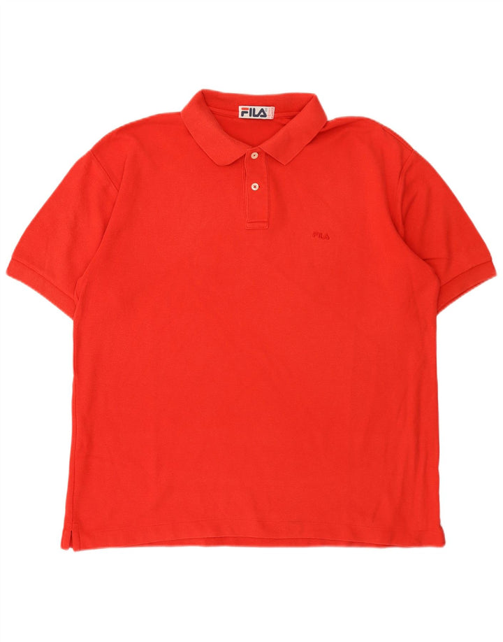 Polo da uomo Fila IT 50 media rossa