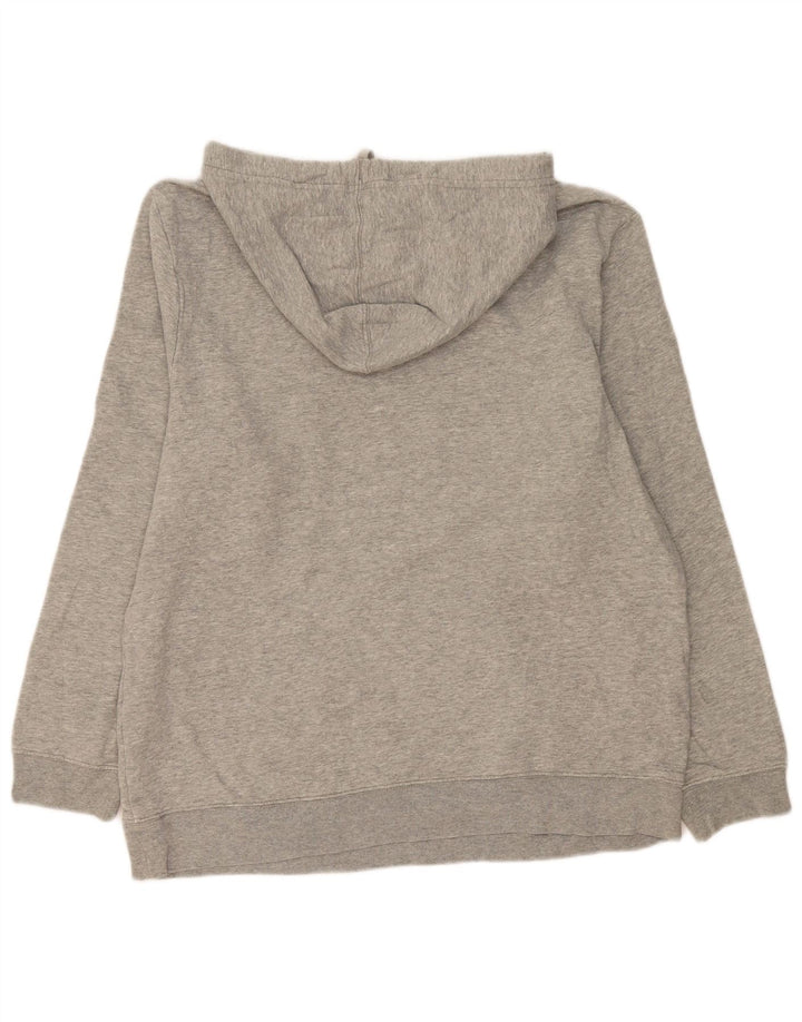 Gap Felpa con cappuccio grafica da uomo, maglione grande, cotone chiazzato grigio