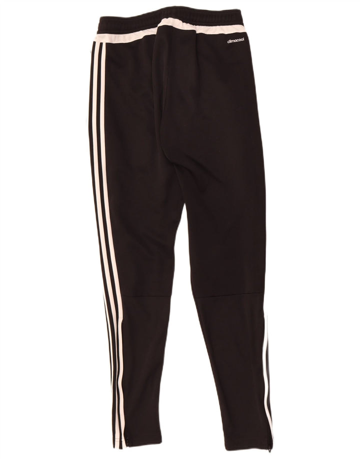 Pantaloni da tuta Adidas Climacool da uomo piccoli in poliestere color block nero