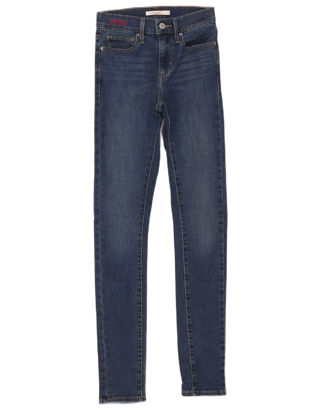 Jeans skinny dimagranti da donna Levi's W25 L32 cotone blu