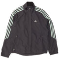 Giacca da tuta da donna Adidas Clima Proof UK 16 grande poliestere grigio