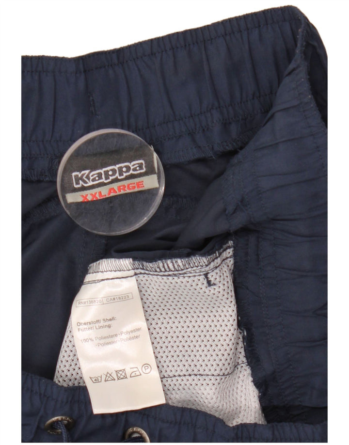 Pantaloncini da bagno da uomo Kappa 2XL poliestere blu navy
