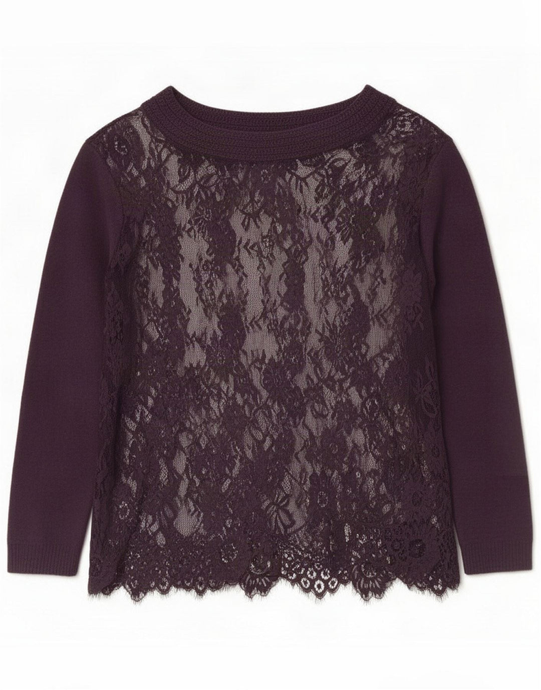 Simona Barbieri Top trasparente oversize da donna UK 16 Large Viola